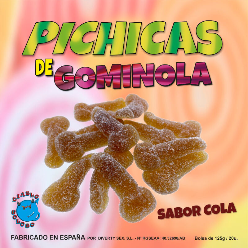 Gomas de Cola em Formato de Pénis