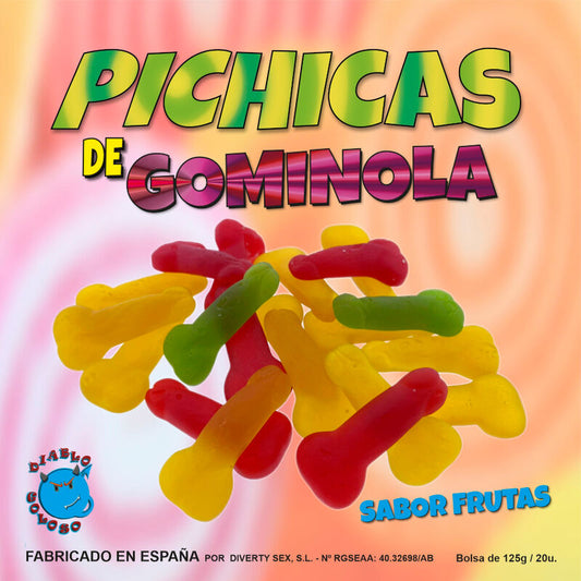Gomas de Fruta em Formato Divertido