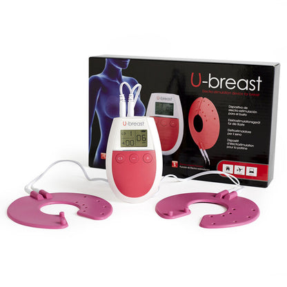 U-breast Eletroestimulador de Aumento da Mama 500 COSMETICS em uso