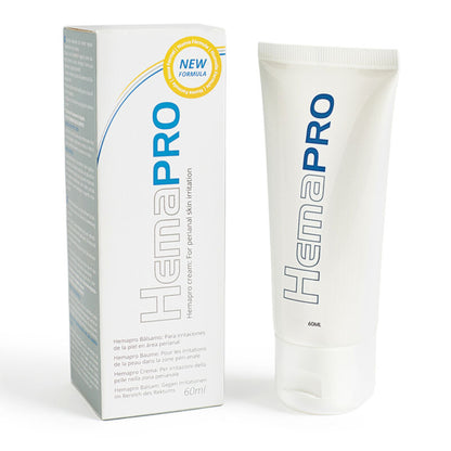 Embalagem do 500 COSMETICS Hemapro Creme para Hemorróidas, mostrando o tubo e a marca.