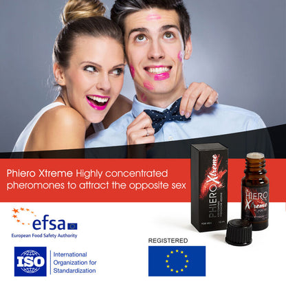 Frasco de 500 COSMETICS Phiero Xtreme, um concentrado de feromônios sem odor