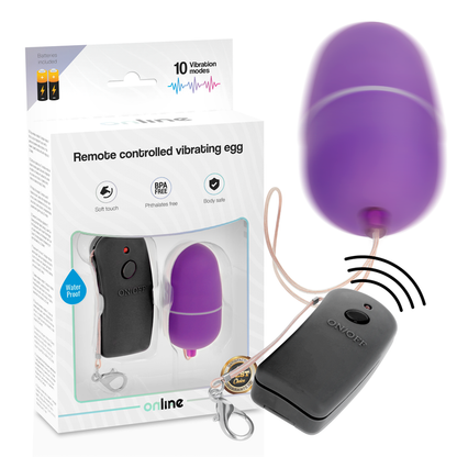 Ovo Vibrante com Controle Remoto Lils