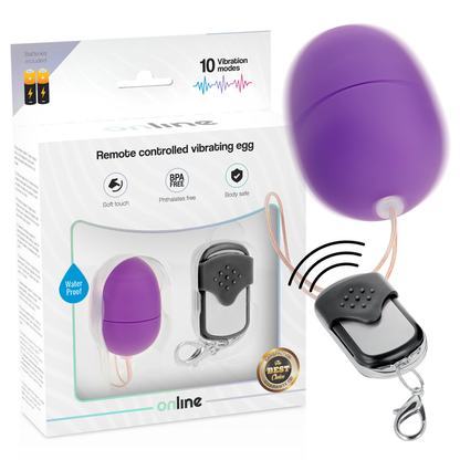 Ovo Vibrante S Lilac com Controle Remoto