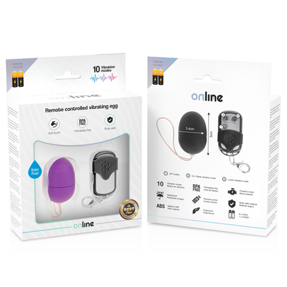 Ovo Vibrante S Lilac com Controle Remoto