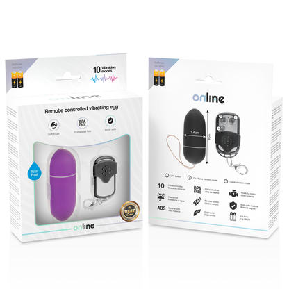 Ovo Vibrante com Controle Remoto L Lilac