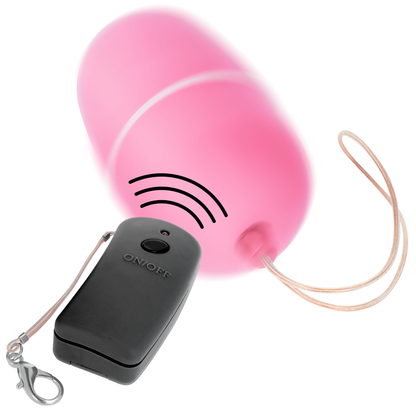 Ovo Vibrante com Controle Remoto Rosa