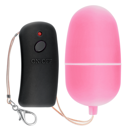 Ovo Vibrante com Controle Remoto Rosa