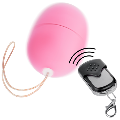 Ovo Vibrante com Controle Remoto S, Rosa