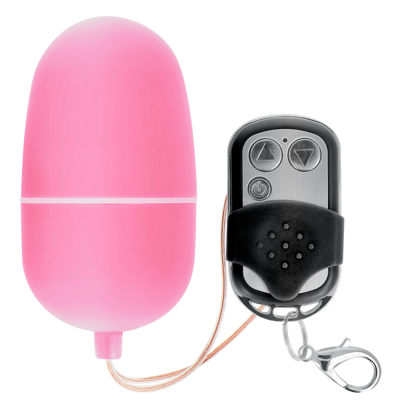 Ovo Vibrante com Controlo Remoto M Rosa