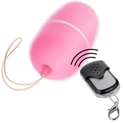 Ovo Vibrante com Controlo Remoto M Rosa