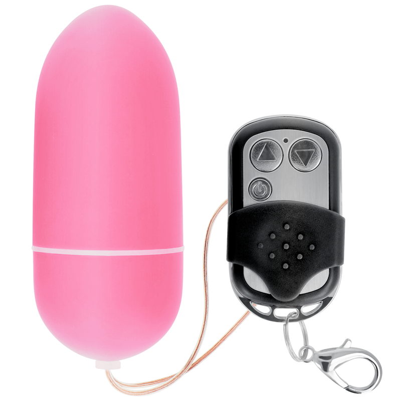 Ovo Vibrante com Controle Remoto Grande Rosa