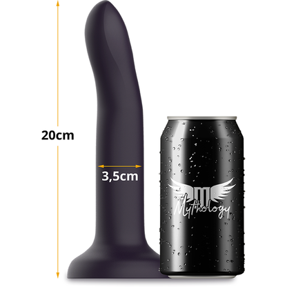 Close-up do Dildo MYTHOLOGY Duman Místico L, mostrando a sua textura de silicone e a cor em mudança.
