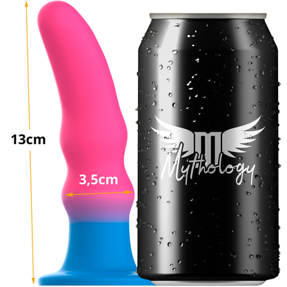 Detalhe do Dildo Anal MYTHOLOGY Kuno Utopia S, mostrando seu design ergonómico e cor neon.