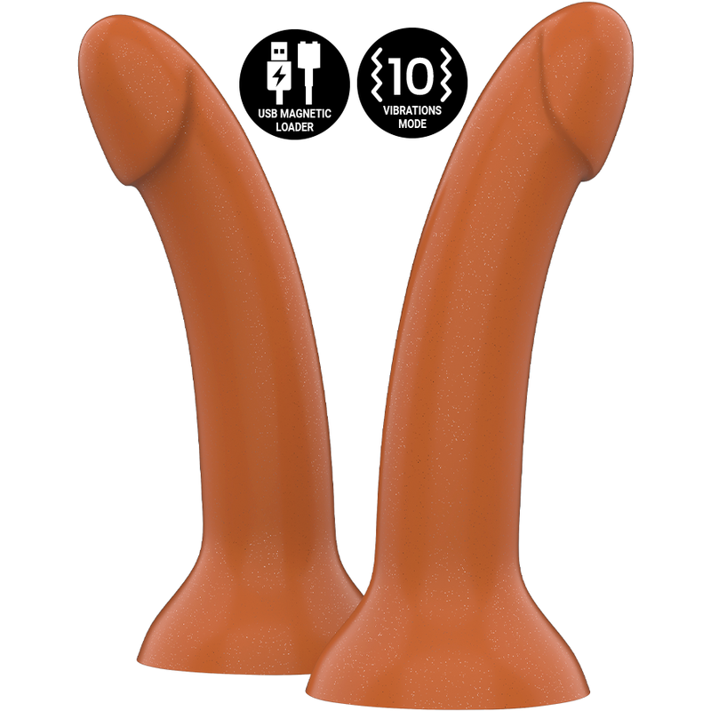 MYTHOLOGY Dildo Vibratório Rune Royal M com Base Ventosa.