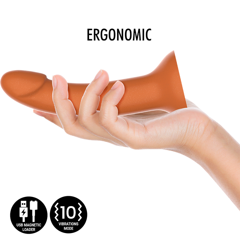 MYTHOLOGY Dildo Vibratório Rune Royal M com Base Ventosa.