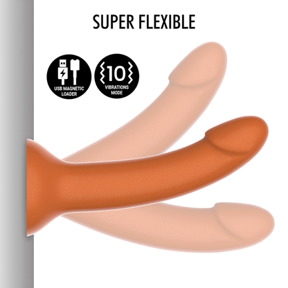 MYTHOLOGY Dildo Vibratório Rune Royal M com Base Ventosa.