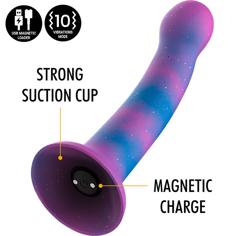 DION GALACTIC DILDO S - VIBRADOR WATCHME TECNOLOGIA SEM FIO COMPATÍVEL