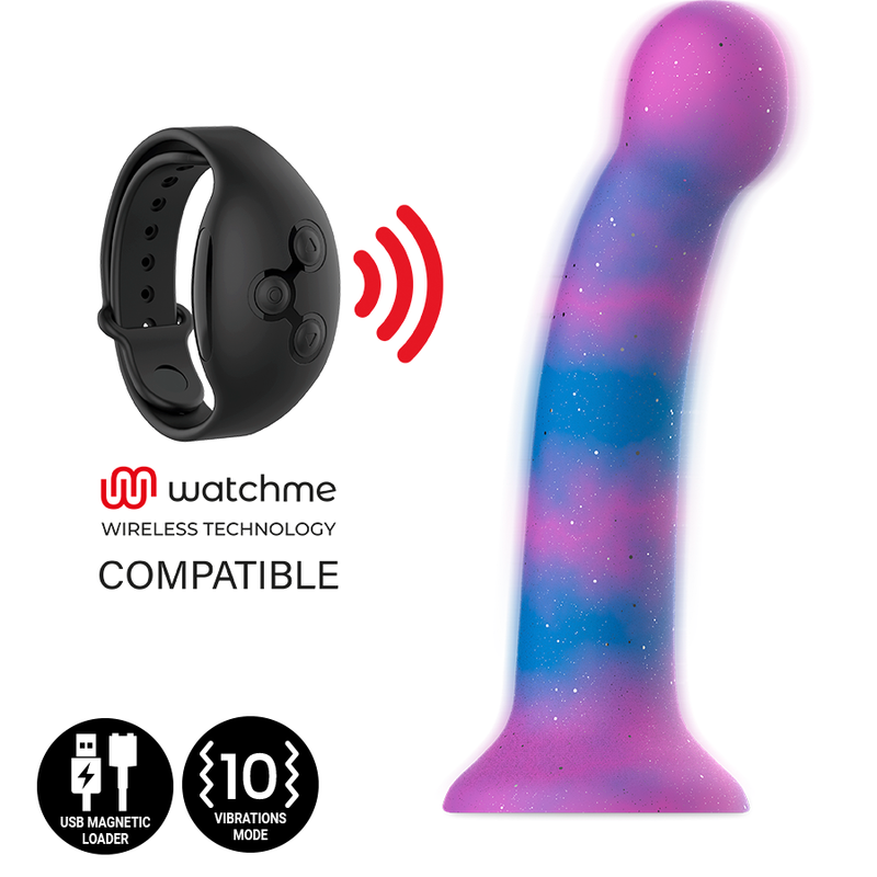 DION GALACTIC DILDO S - VIBRADOR WATCHME TECNOLOGIA SEM FIO COMPATÍVEL