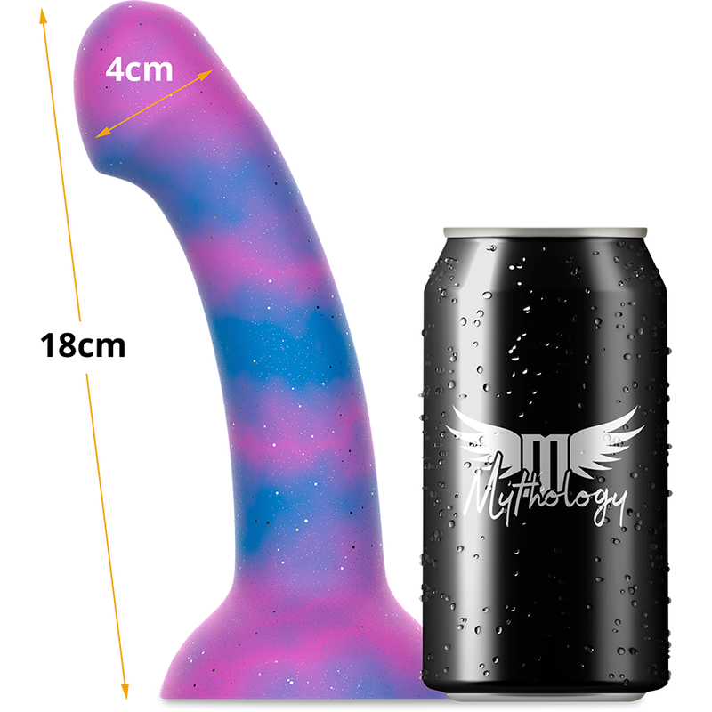 MYTHOLOGY Dildo de Fantasia Galáctico Dion M em silicone premium, com design ergonómico para estimulação do Ponto G.