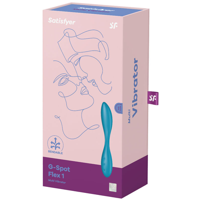 Satisfyer Multi Vibrador G-Spot Flex 1 Azul para estimulação do ponto G