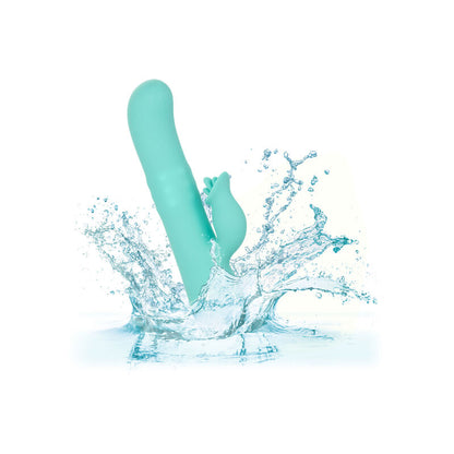 Vibrador com Rotação e Estimulador de Clitóris Bel Air Bombshell Verde Claro
