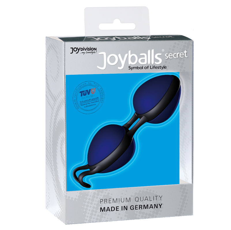 Bolas Vaginais Joyballs Pretas e Azuis Secretas