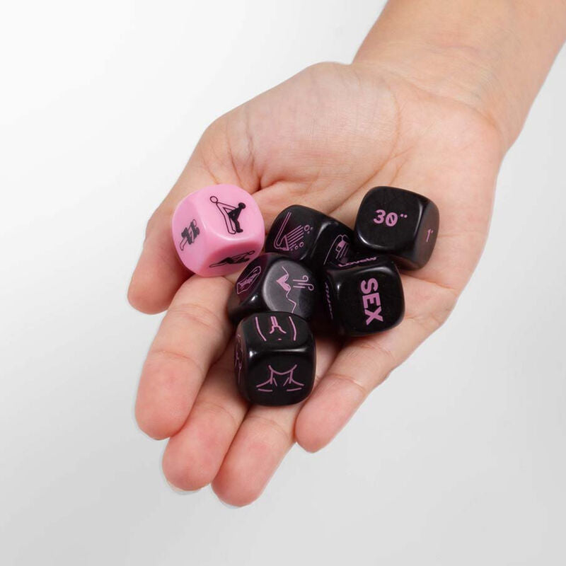 SECRETPLAY Jogo de Dados Erótico 6 Dados Multilíngues Kamasutra para casais