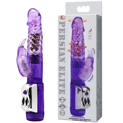 Vibrador Rabbit Persinal Elite BAILE com dupla rotação para estimulação clitoriana e ponto G.