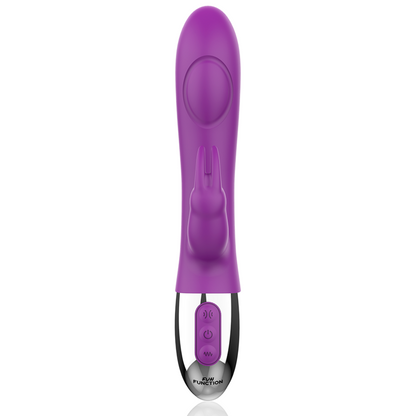 Close-up of the FUN FUNCTION Vibrador Combi Duplo Toque, showing its silicone texture and ergonomic design.