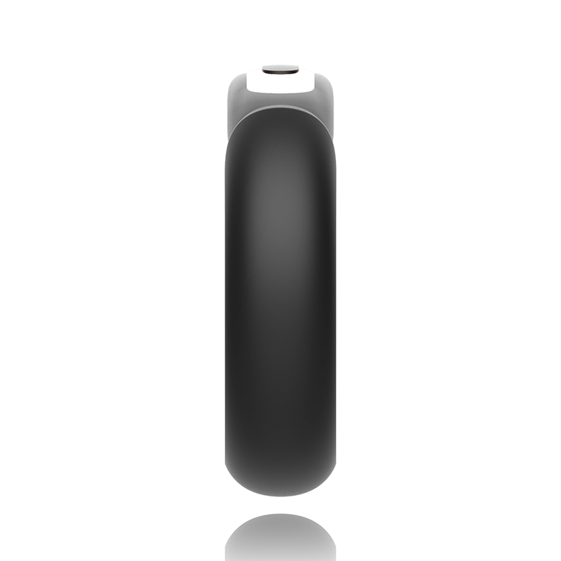 Anel Vibrador ANBIGUO Adriano em silicone preto, com detalhes vibratórios e design ergonómico.
