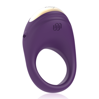 Anel Vibratório TREASURE Robin com tecnologia WATCHME, mostrando seu design ergonómico e material de silicone.