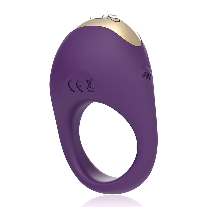 Anel Vibratório TREASURE Robin com tecnologia WATCHME, mostrando seu design ergonómico e material de silicone.