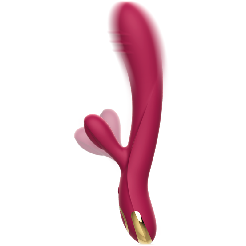 Close-up do CICI BEAUTY Vibrador Coelho Premium Silicone, destacando o design ergonómico, estimulador clitoriano e a textura suave.