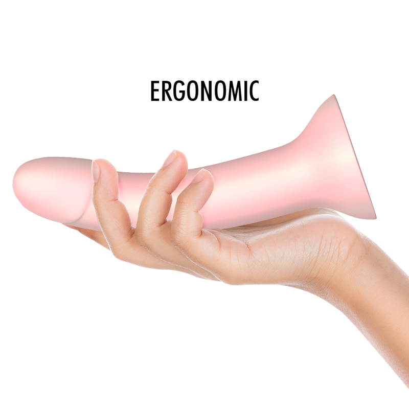 MYTHOLOGY Dildo Rune Doce em silicone super flexível com base de sucção para prazer versátil.