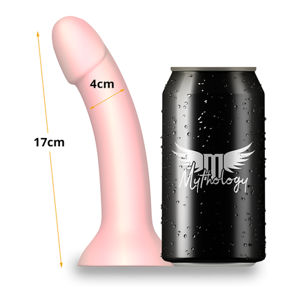 MYTHOLOGY Dildo Rune Doce em silicone super flexível com base de sucção para prazer versátil.