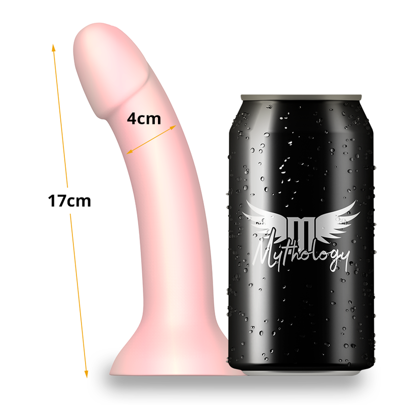 MYTHOLOGY Dildo Rune Doce em silicone super flexível com base de sucção para prazer versátil.