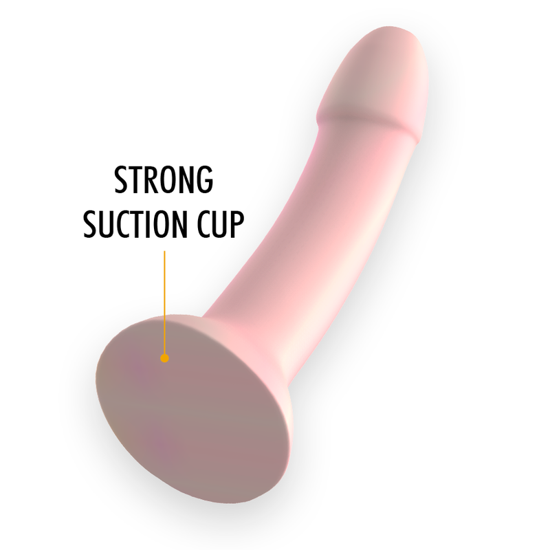 MYTHOLOGY Dildo Rune Doce em silicone super flexível com base de sucção para prazer versátil.
