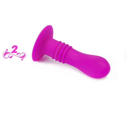 Detalhe do PRETTY LOVE Booty Passion Plug Anal Vibrador com seus 10 modos de vibração.