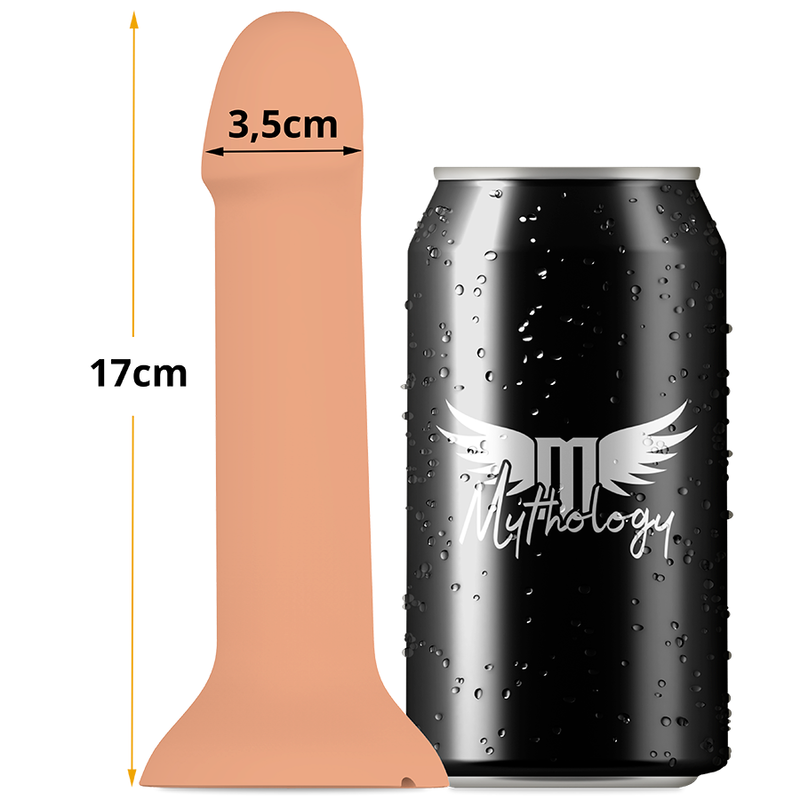 MYTHOLOGY Dildo Ejaculador Flipper Original em silicone macio, com base de sucção e função de ejaculação.