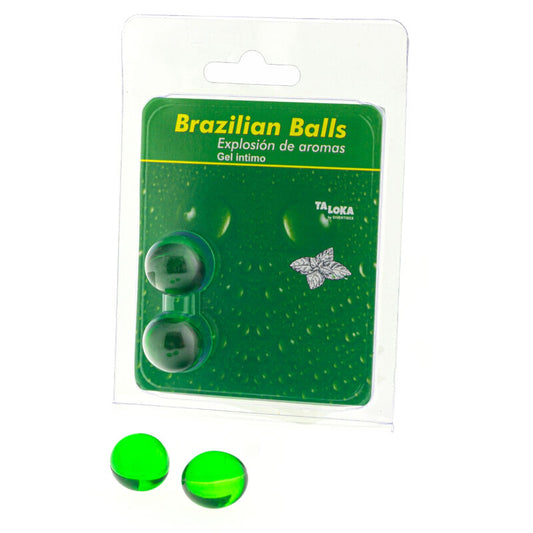 Imagem das TALOKA 2 Bolas Brasileiras Gel Íntimo Sabor Menta em detalhe
