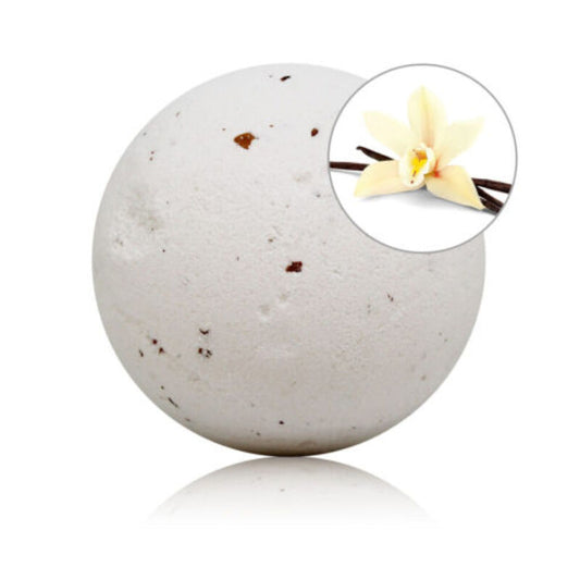 Bomba de Banho Perfumada TALOKA Baunilha e Pétalas de Rosa 140g para relaxamento e cuidado da pele.