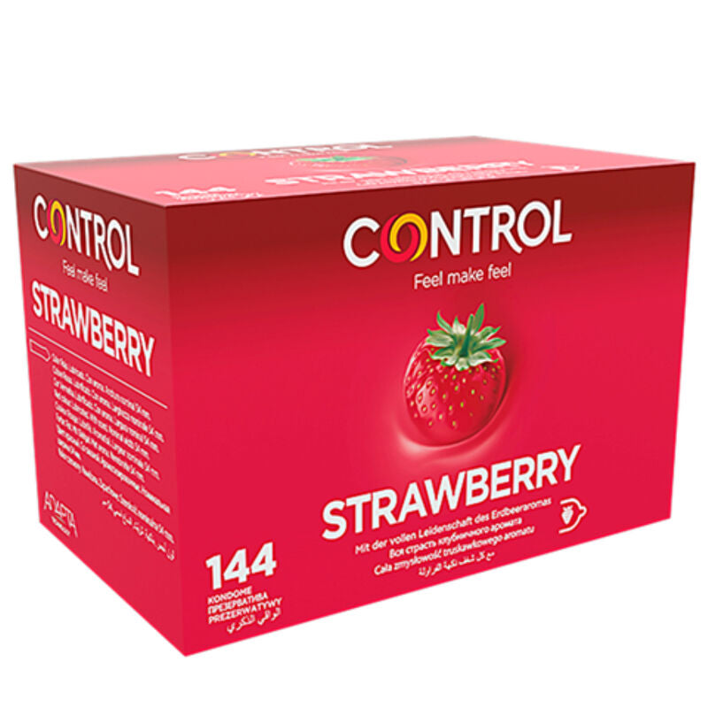 Preservativos CONTROL Adapta Morango 144 Unidades para segurança e prazer