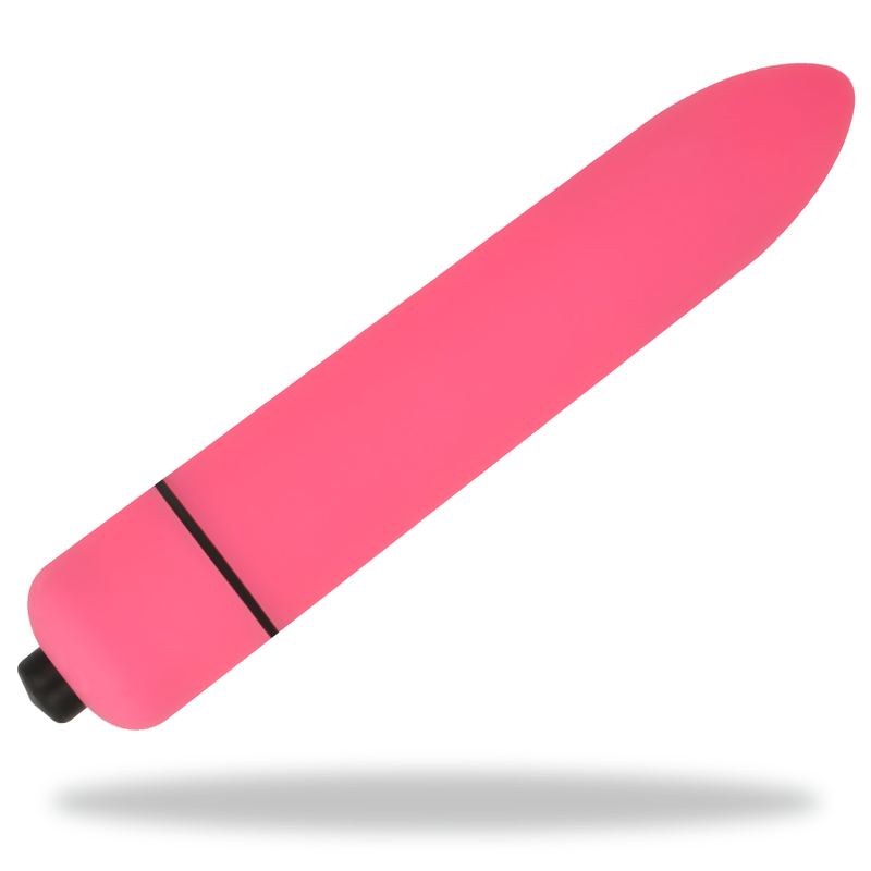 Mini Bala Vibrante OHMAMA de 9cm Rosa para estimulação clitoriana discreta e intensa.