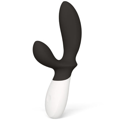 LELO Loki Wave 2 Massageador Prostático Vibratório preto, mostrando o design ergonômico e o material de silicone macio.