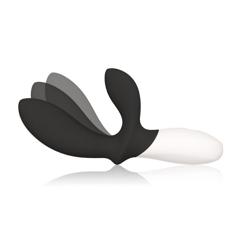 LELO Loki Wave 2 Massageador Prostático Vibratório preto, mostrando o design ergonômico e o material de silicone macio.