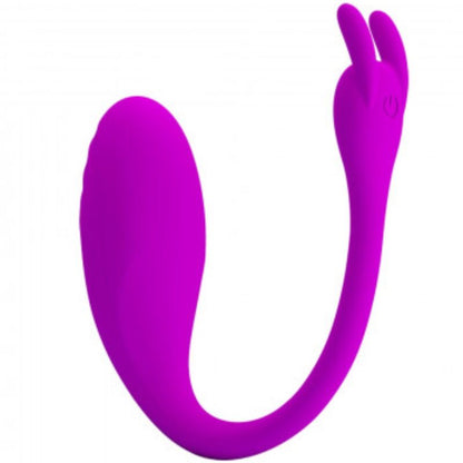Vibrador Pretty Love Catalina violeta controlado por aplicação para prazer individual ou a dois.