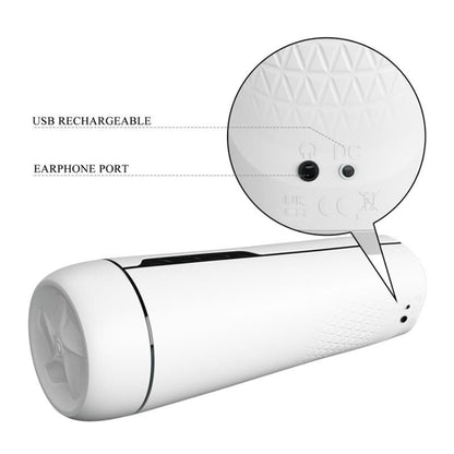 Masturbador masculino vibrante PRETTY LOVE Sienna com funções de voz e sucção.
