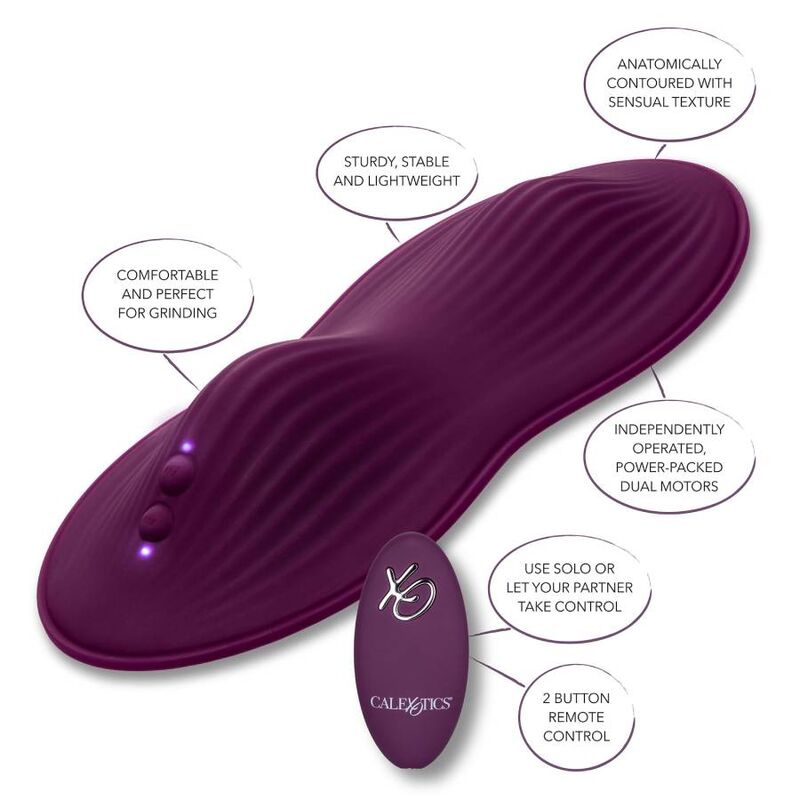 Vibrador Dual Rider com Controle Remoto