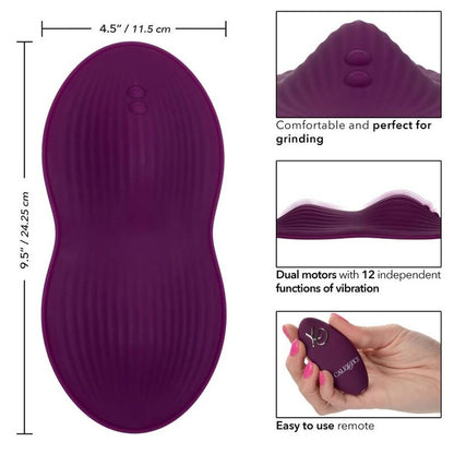 Vibrador Dual Rider com Controle Remoto