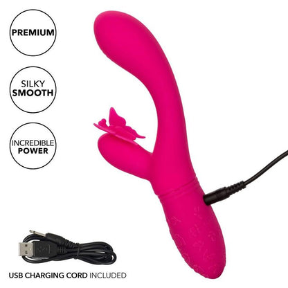 Vibrador Borboleta Flutter Kiss Rosa com Dupla Estimulação